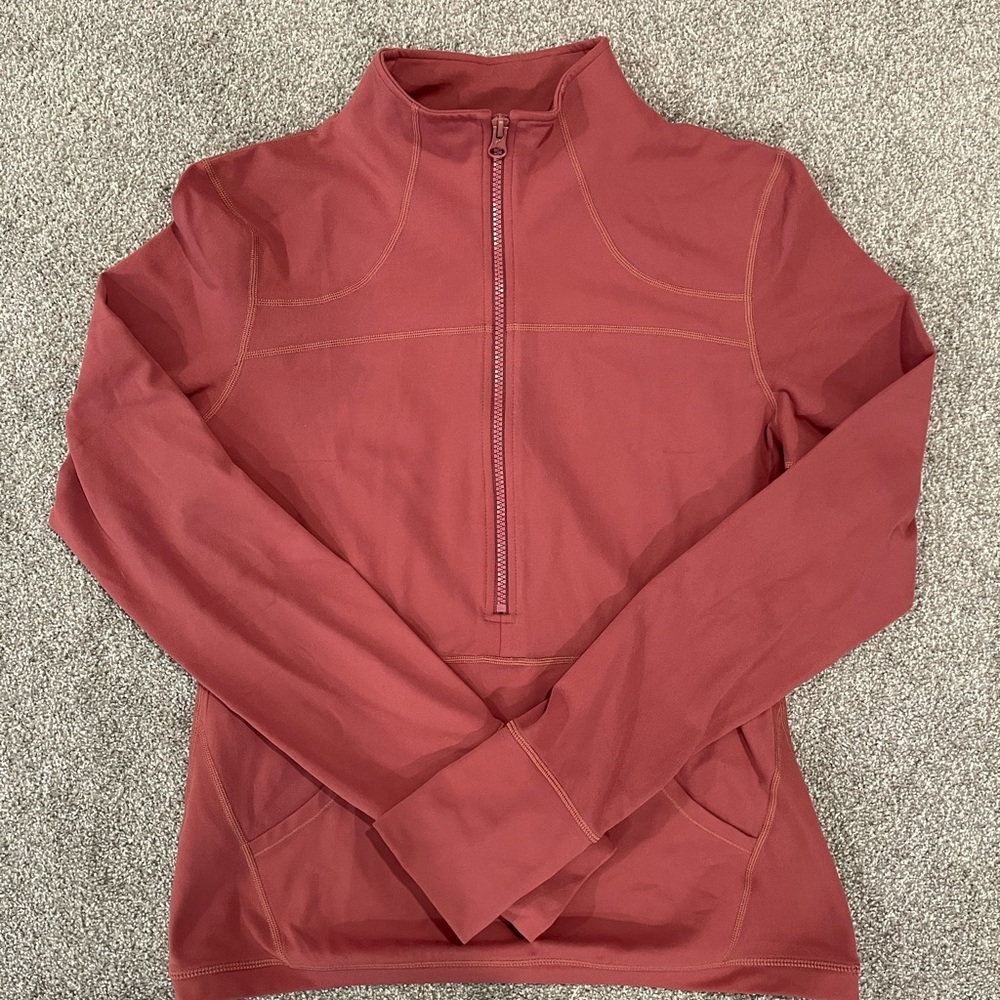 Zyia Salmon 1/2 Zip pullover